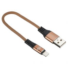 Кабель Digma LIGHT-0.15M-BR USB (m)-Lightning (m) коричневый 0,15м